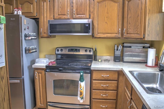 kitchen featuring sink and stainless steel appliances