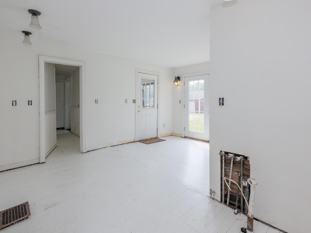 view of unfurnished living room