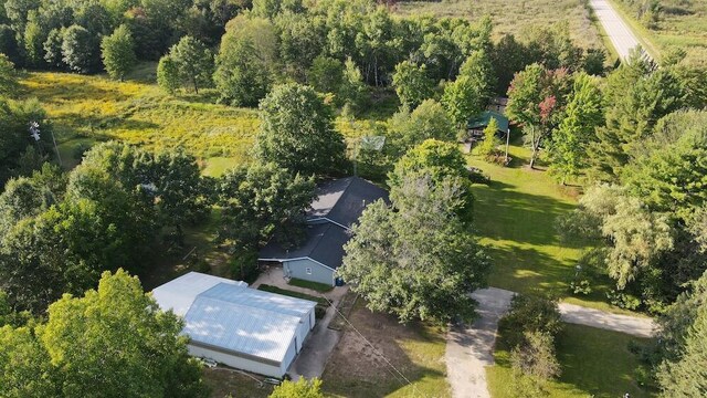 5490 S Harrison Rd, Houghton Lake, MI 48629 - aerial view of property and surrounding area