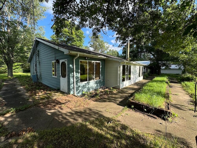 view of side of property