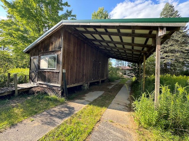 view of property exterior