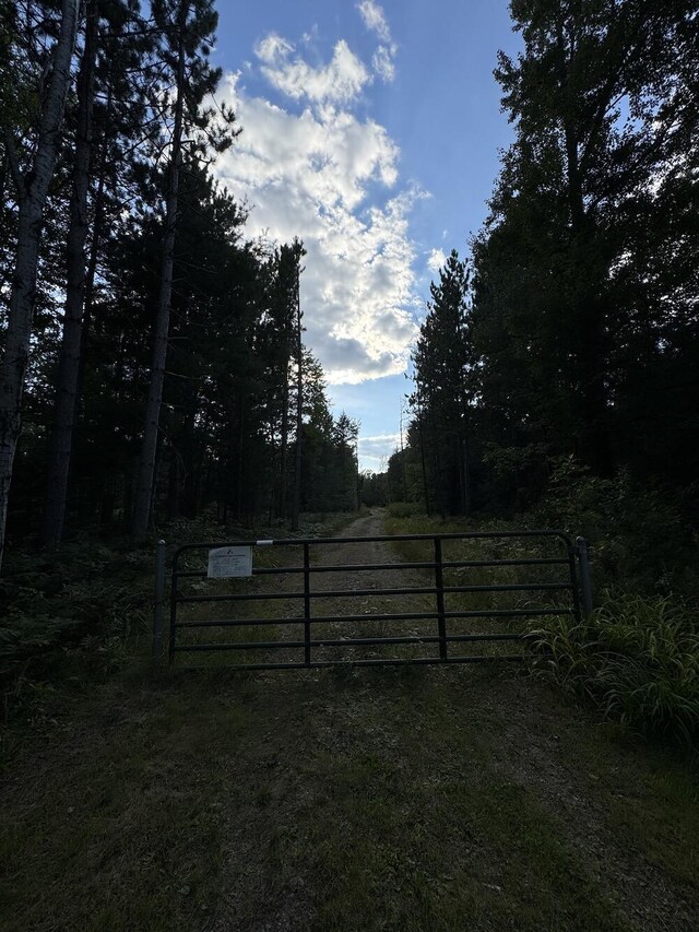 5490 S Harrison Rd, Houghton Lake, MI 48629 - view of yard with a gate