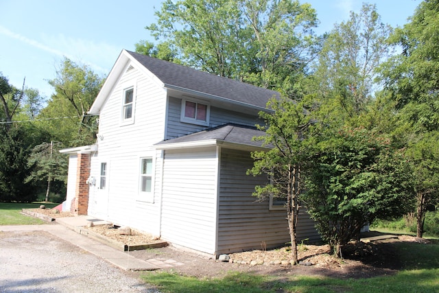 view of side of home