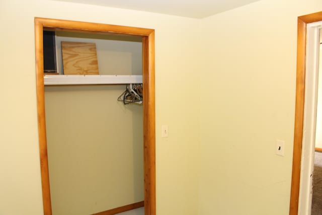 view of closet