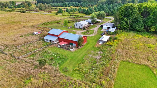 12448 Jefferson Rd, Morley, MI 49336 - aerial view of sparsely populated area