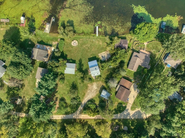 624 Fishermans Wharf, Horton, MI 49246 - bird's eye view