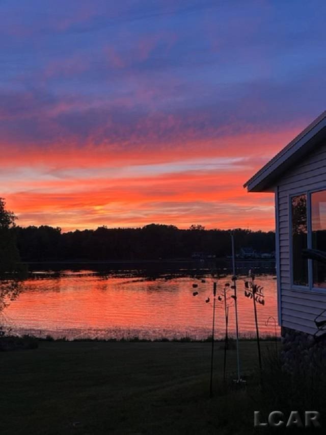 624 Fishermans Wharf, Horton, MI 49246 - water view