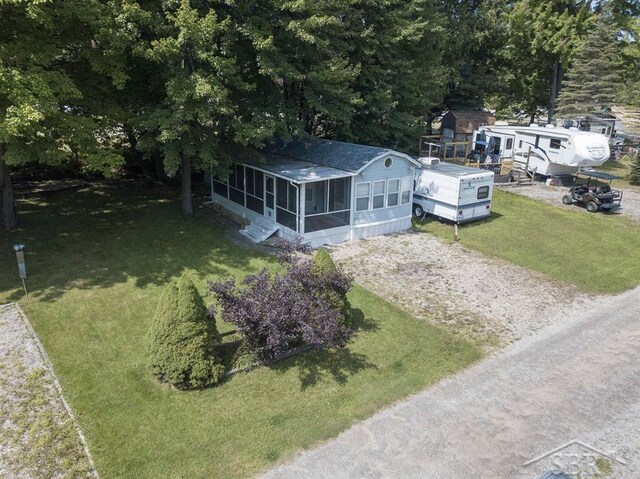 978 Timberlynn Trl, Sanford, MI 48657 - aerial view of property and surrounding area