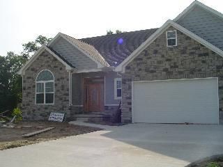 craftsman inspired home featuring a garage