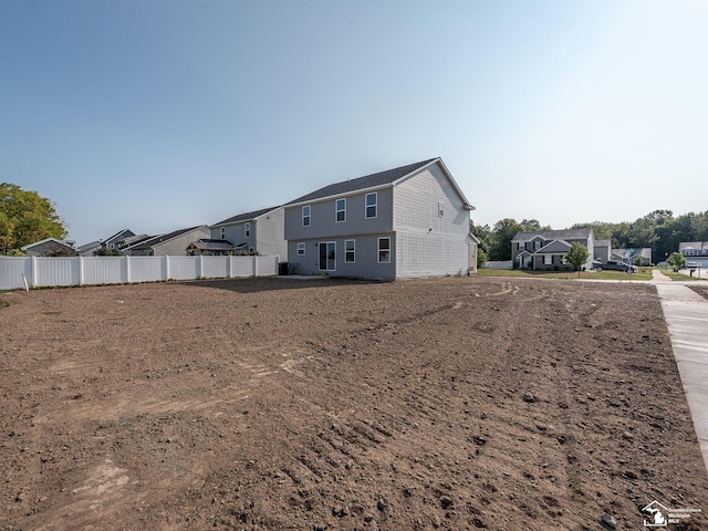 view of rear view of property