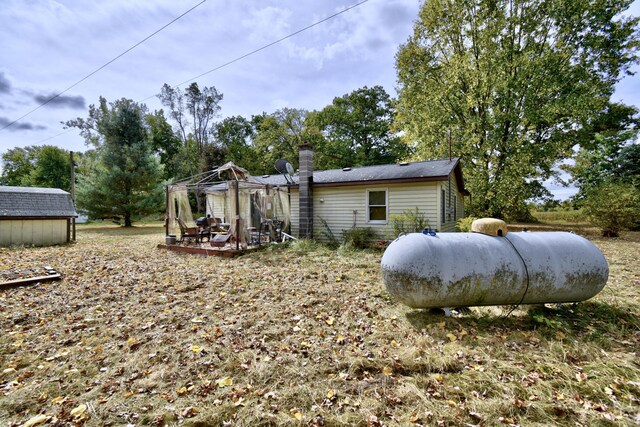 1401 S Miner Rd, Crystal, MI 48818 - view of property exterior with a gazebo