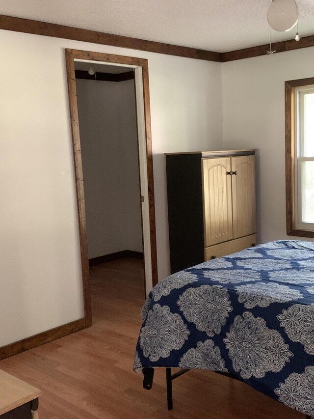 15070 Rapids Dr, Hersey, MI 49639 - bedroom with light wood-type flooring and baseboards