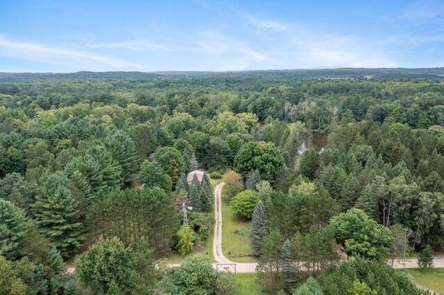 15070 Rapids Dr, Hersey, MI 49639 - drone / aerial view of a heavily wooded area