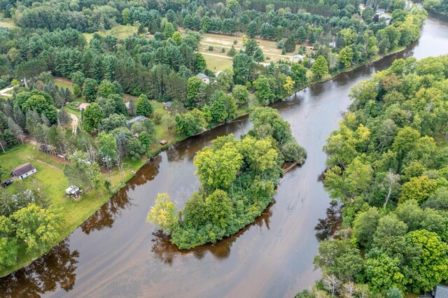15070 Rapids Dr, Hersey, MI 49639 - aerial view of property and surrounding area with a nearby body of water
