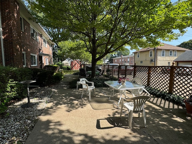 3437 3rd St Unit G, Trenton, MI 48183 - view of patio / terrace featuring outdoor dining space and a residential view