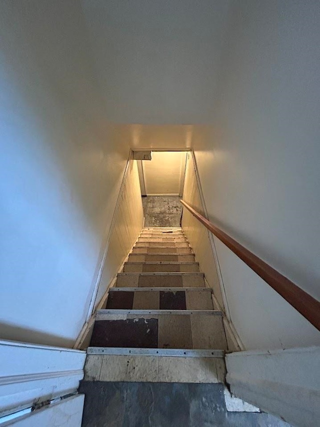 view of stairs