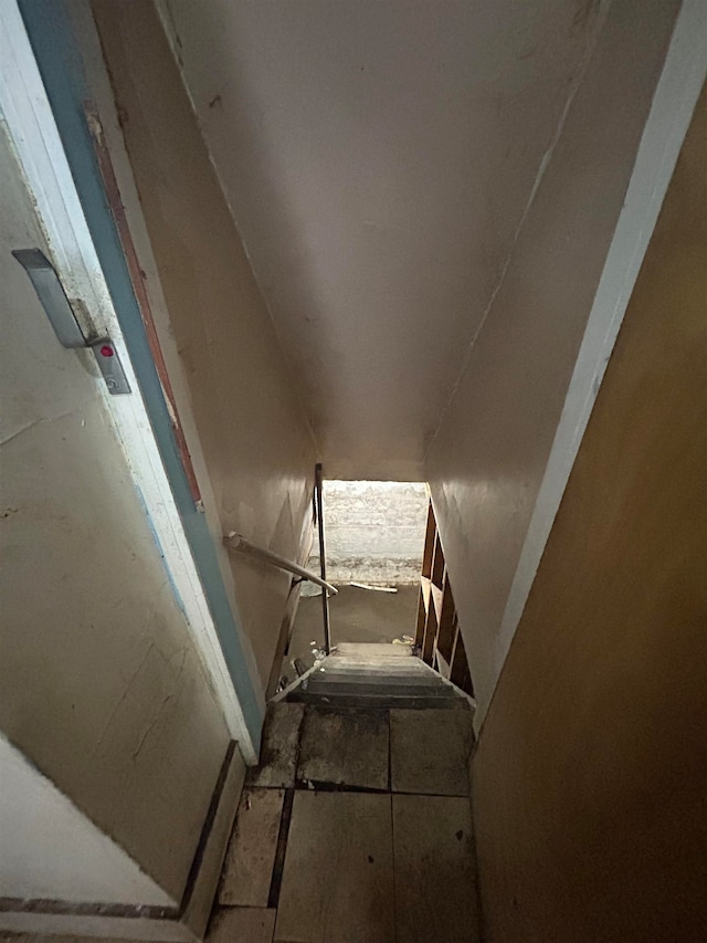 view of staircase
