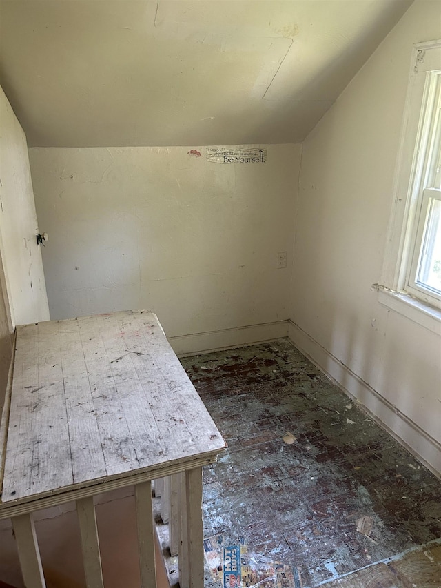1028 Campbell St, Flint, MI 48507 - additional living space with vaulted ceiling and baseboards