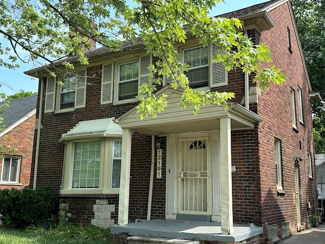 view of front of home