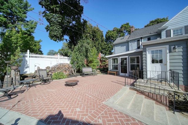 view of patio