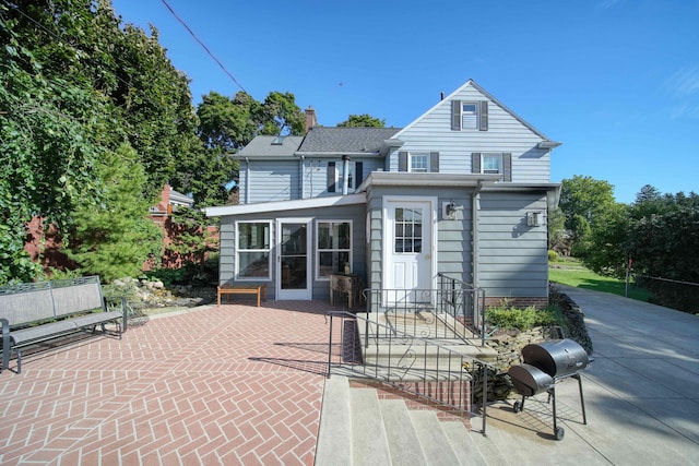 view of rear view of property