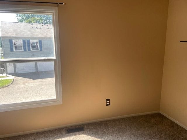 spare room with carpet flooring