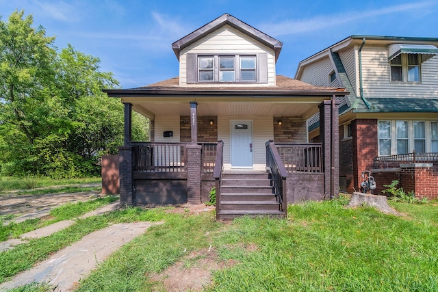 bungalow-style home featuring a porch