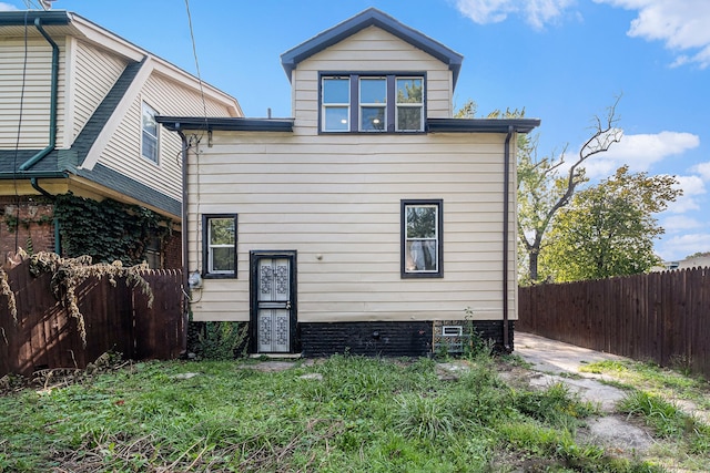 view of rear view of house