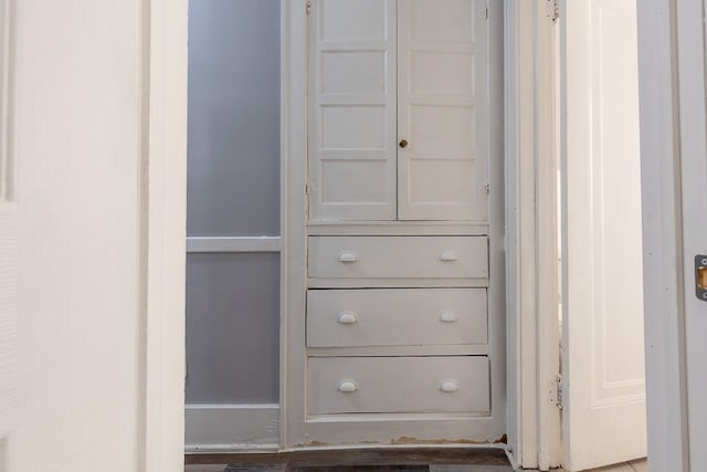 view of closet