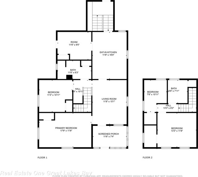 422 N Woodbridge St, Saginaw, MI 48602 - property floor plan