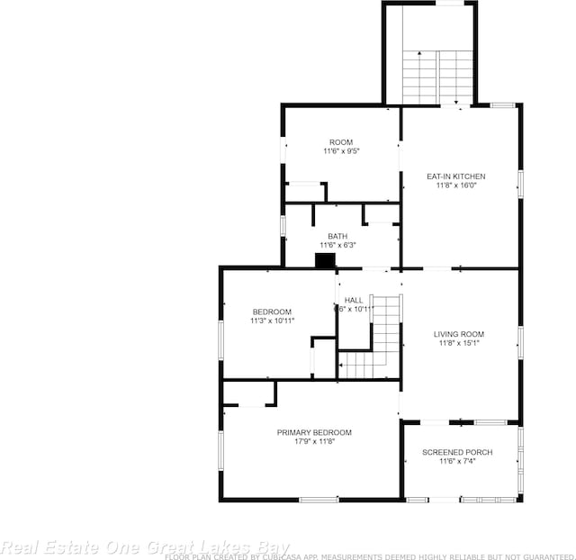 422 N Woodbridge St, Saginaw, MI 48602 - property floor plan