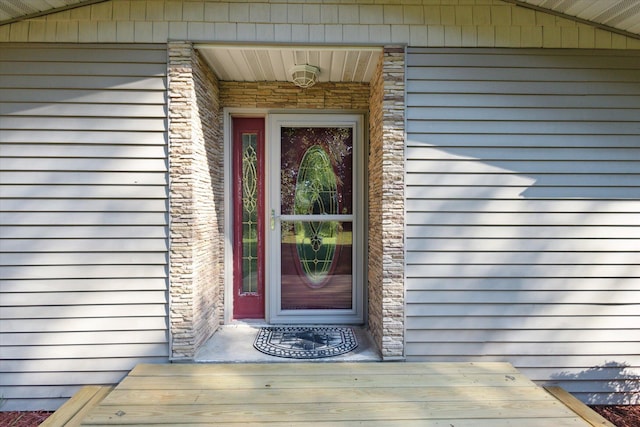 view of entrance to property