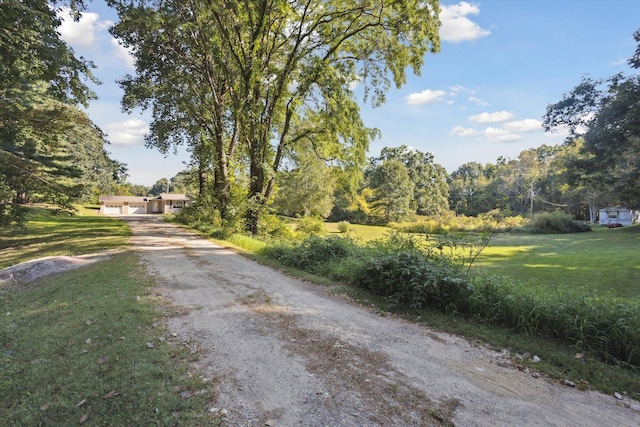 view of road