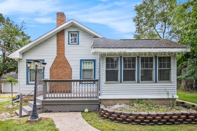 view of front of home