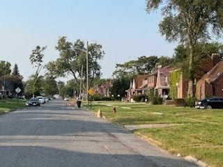 view of road