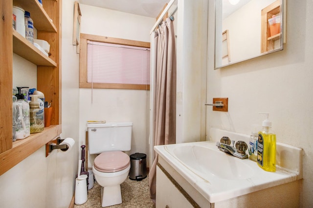 bathroom with sink and toilet