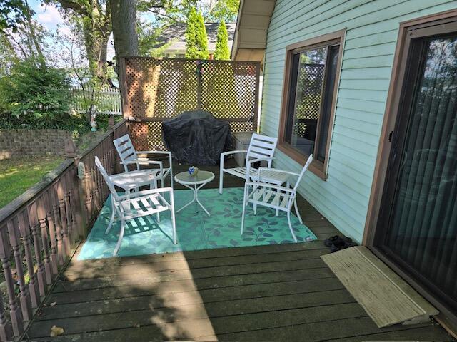 1127 Tolley Park Dr, Union City, MI 49094 - view of wooden deck