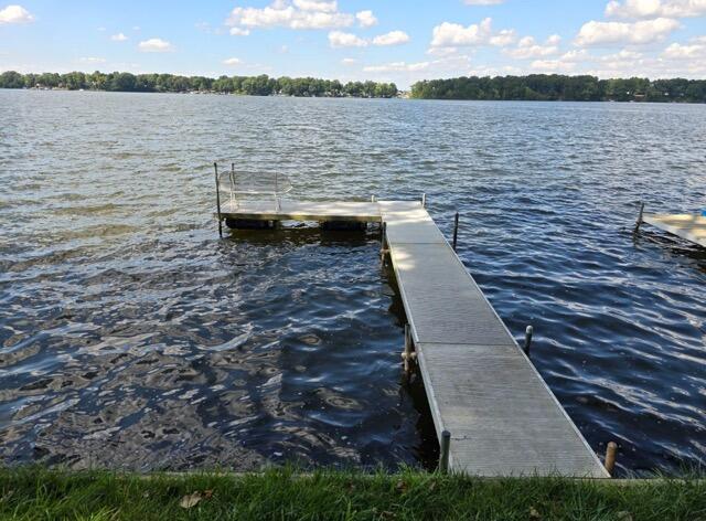 1127 Tolley Park Dr, Union City, MI 49094 - dock area with a water view