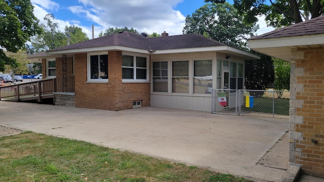 view of rear view of house