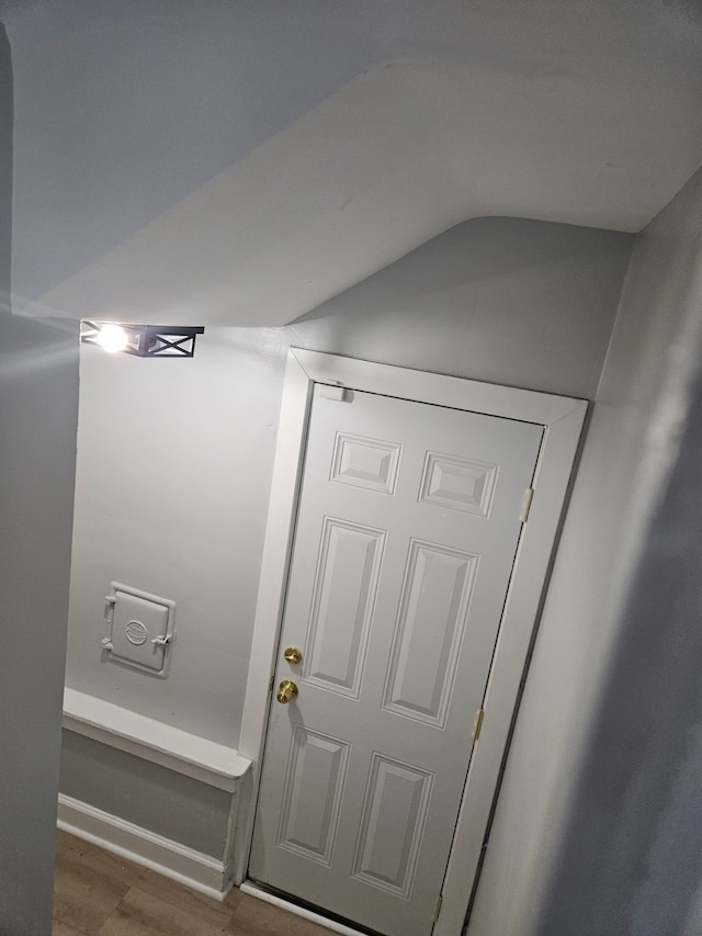 interior details featuring hardwood / wood-style floors