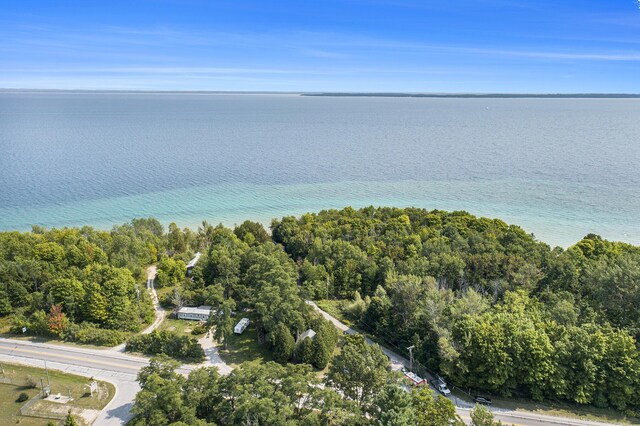 2788 N W Bay Shore Dr, Suttons Bay, MI 49682 - aerial view of property and surrounding area with a large body of water