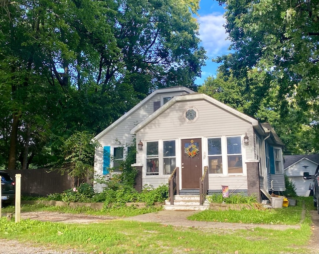 view of bungalow-style house