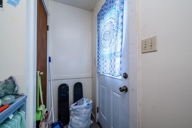 view of laundry area