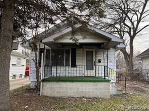 bungalow with a porch