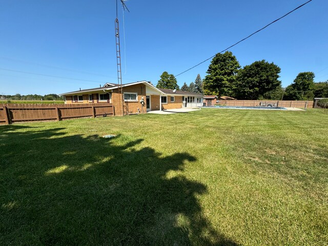 2065 S Lapeer Rd, Lapeer, MI 48446 - view of yard with a patio area