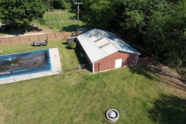 2065 S Lapeer Rd, Lapeer, MI 48446 - view from above of property