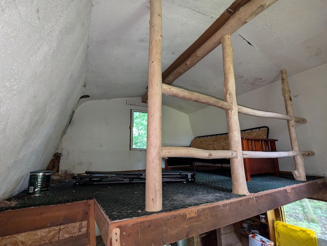 view of attic