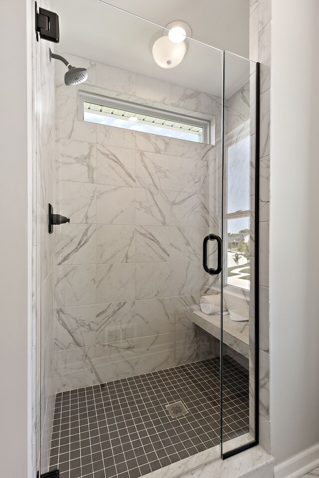 00 Hidden River Dr, Armada, MI 48005 - full bathroom with a marble finish shower