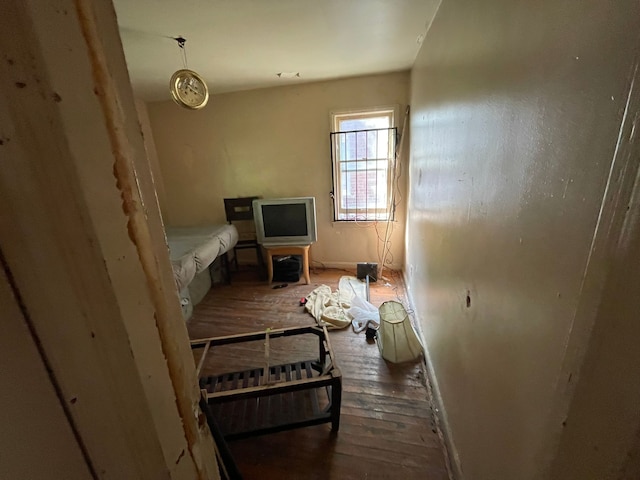 interior space featuring hardwood / wood-style floors