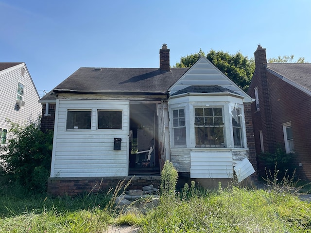 view of rear view of property